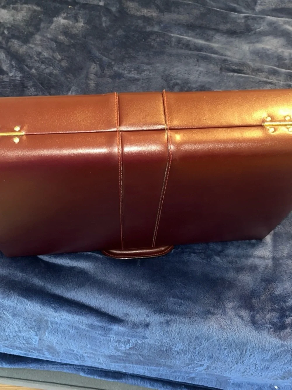 Men's Classic Leather Briefcase - Brown